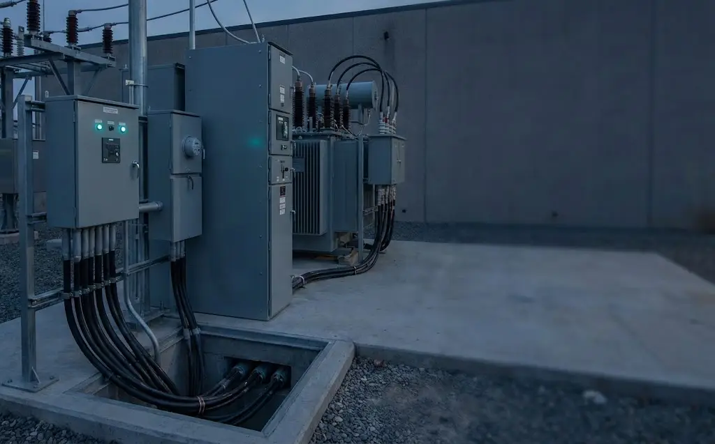 Utility power distribution grid upgrade and transformer maintenance